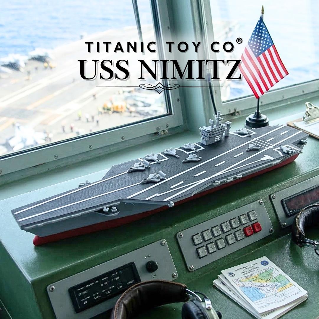 USS Nimitz (CVN-68) Aircraft Carrier Model – 12” Supercarrier