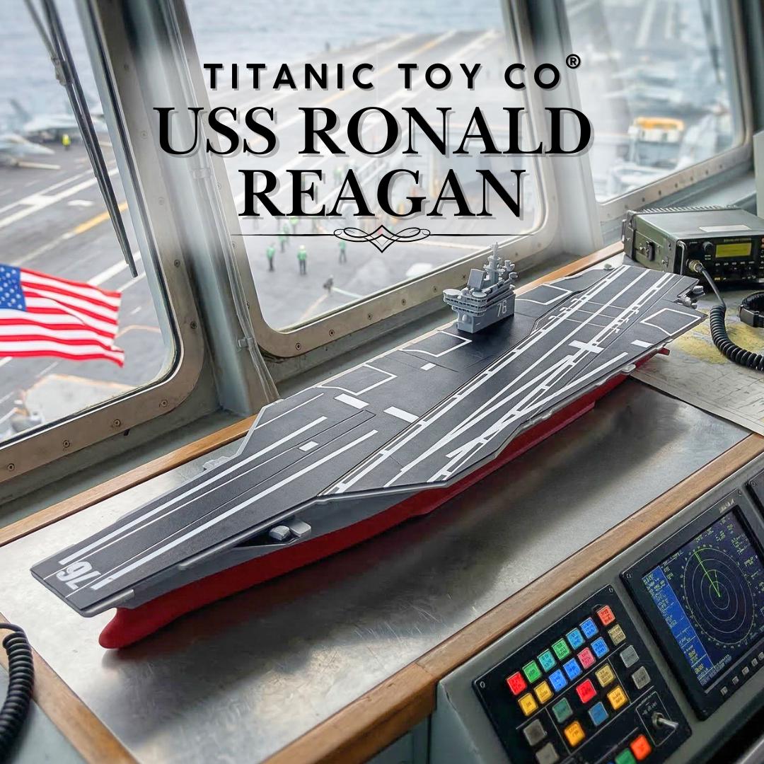 USSロナルド・レーガン航空母艦モデル – 12インチ海軍軍艦レプリカ