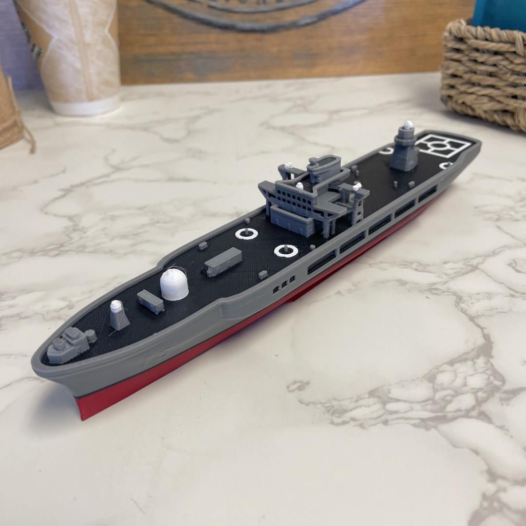 USS Blue Ridge-class (LCC) Amphibious Command Ship Model – 10” Flagship ...