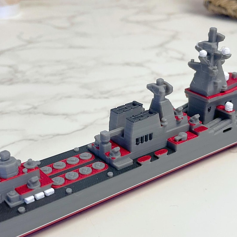 Moskva Guided Missile Cruiser Model – 10” Slava-class Naval Flagship of ...