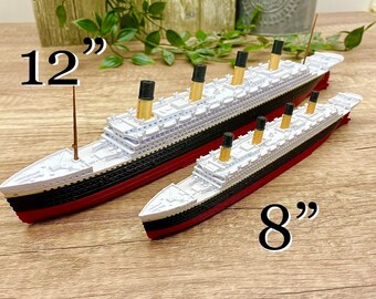 12" RMS Olympic Model Titanic Toy – Unsinkable Titanic Gift, Necklace, Collectible