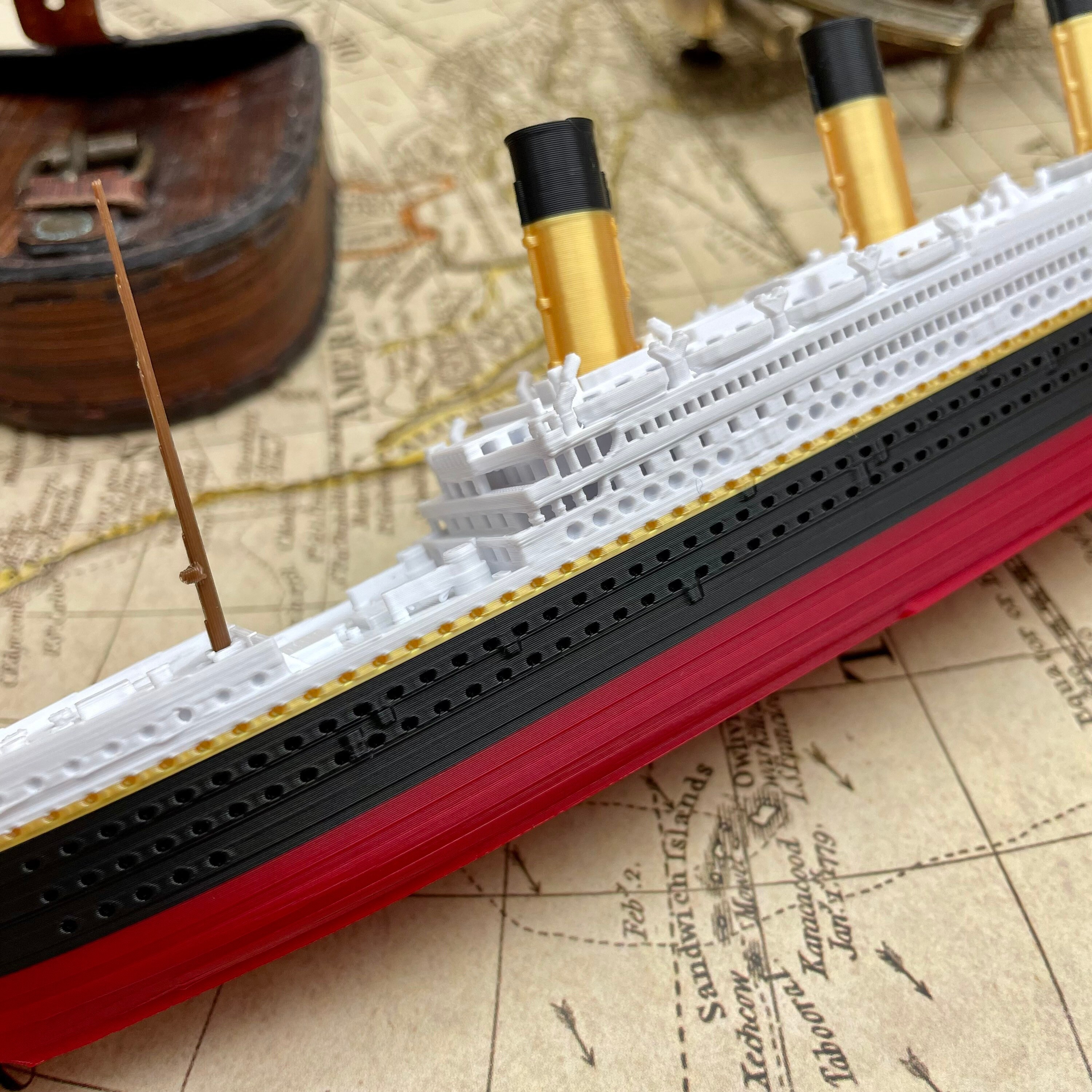 12 RMS Titanic Model Titanic Toy Titanic Cake Topper Etsy Australia