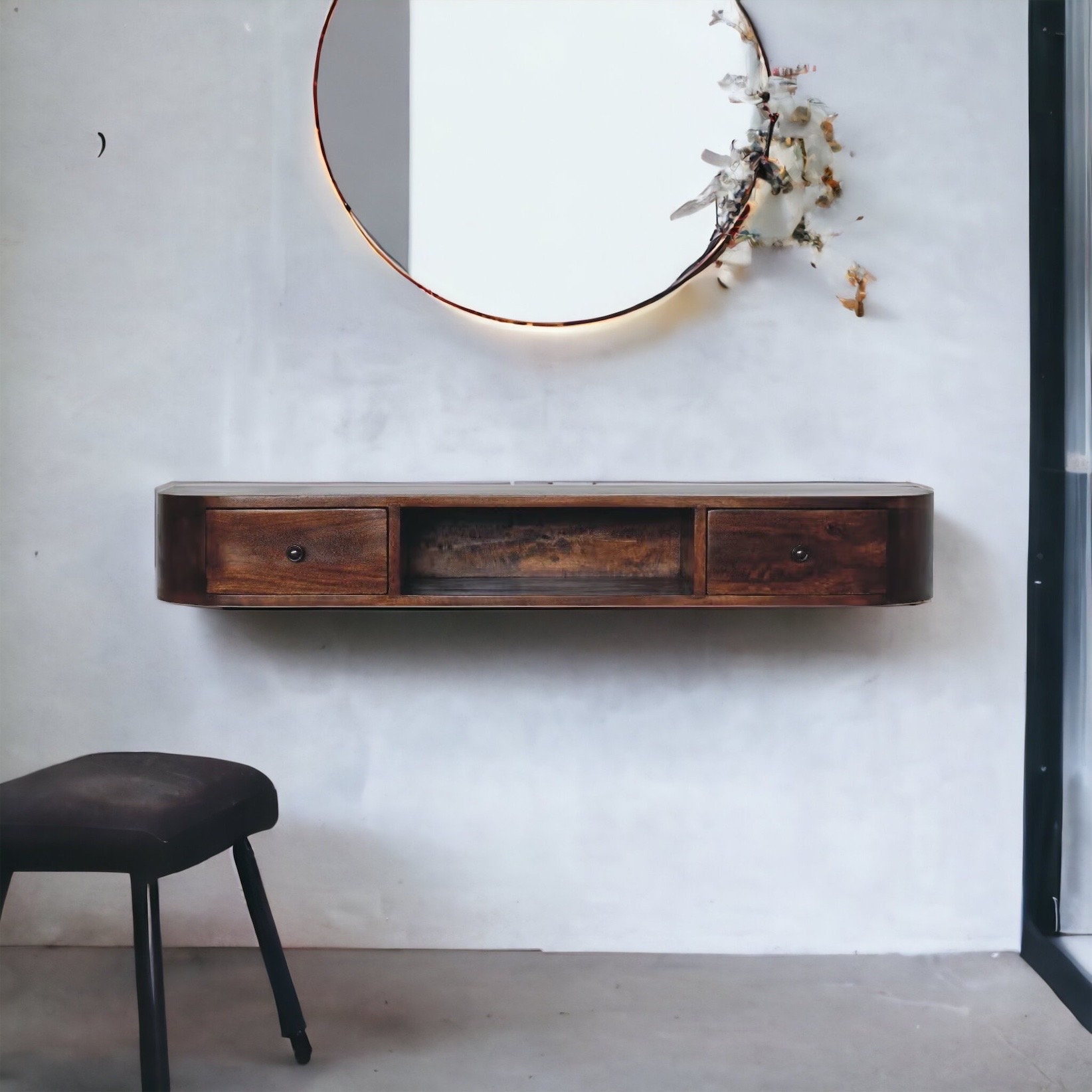 Dressing table on the wall deals