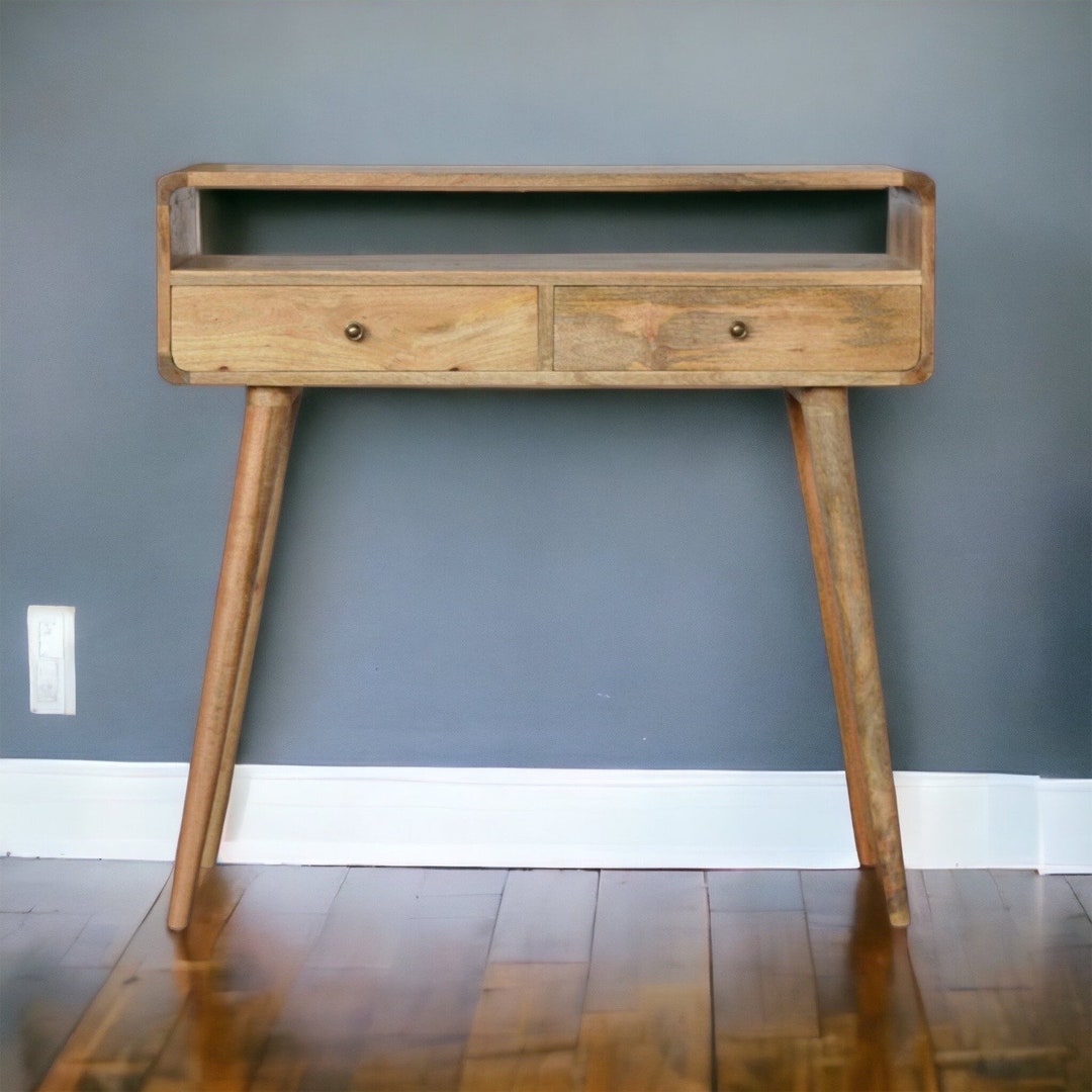 Slim Sideboard for Entryway Tall Sideboard Wood Console With Etsy