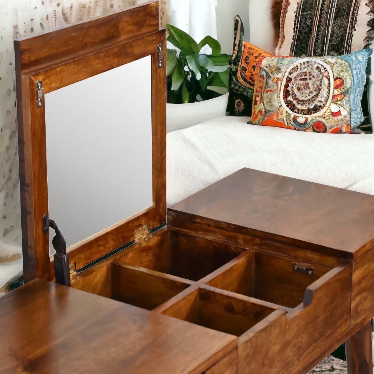 Teak wood dressing table deals