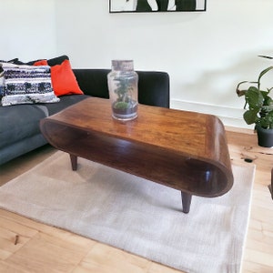Nordic Style Coffee Table Mid Century Modern Coffee Table Solid Wood Coffee Table