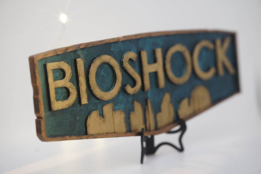 Bioshock Inspired Shield 3D Printing Hand-painted Magnificent Color ...