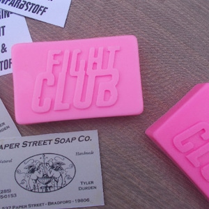 Fight Club inspired - soap - shea butter - choose from 41 scents or neutral - free insured shipping worldwide - gift packaging
