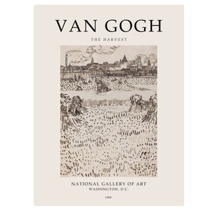 Fine Art Print: Van Gogh, 18&quot; x  24&quot; digital download