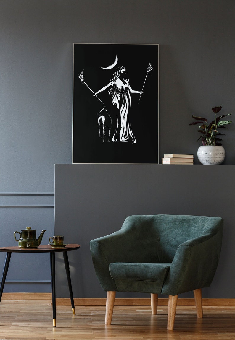 Hecate Printable Art, Hecate Art, Hecate Print, Greek Mythology Print ...