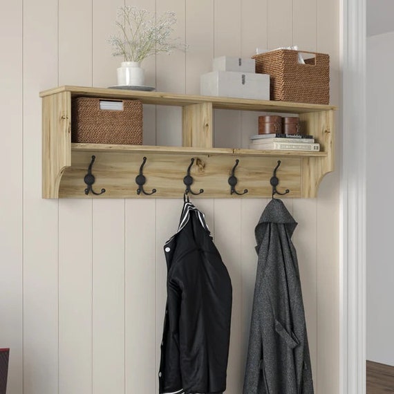 Wall Mounted Clothes Hanger Metal Hanger Pedestal Coat Rack Etsy