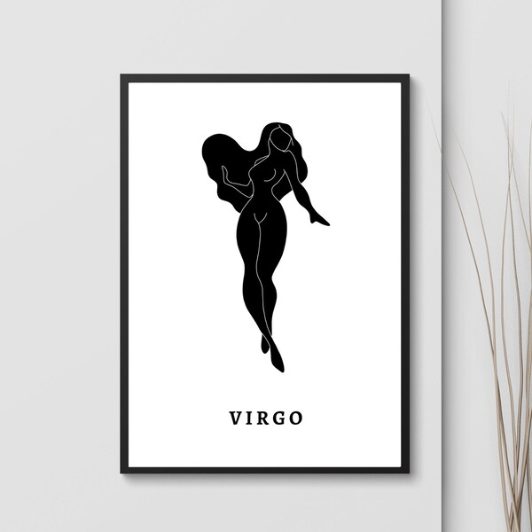 Art Print Virgo woman - A3