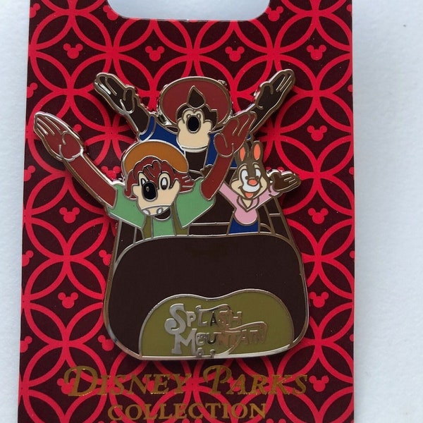 Disney's Splash Mountain Pin New Log Flume Ride Brer Rabbit Brer Bear Brer Fox Pin Briar Patch Drop from Ride