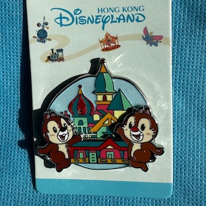 Hong Kong Disneyland Chip & Dale Mystic Point Mystic Manor Pin New HKDL Pin