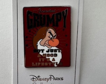 Disney Grumpy Pin Not Just a Mood It's a Lifestyle Sneeuwwitte dwerg Nieuwe OE-pin