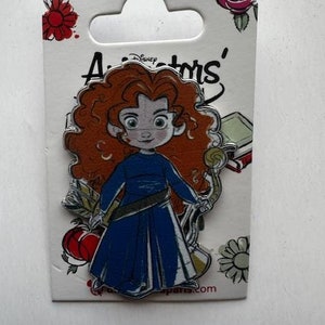 Disney Animators’ Merida Brave Pin Disneyland Paris Cute Princess Standing New