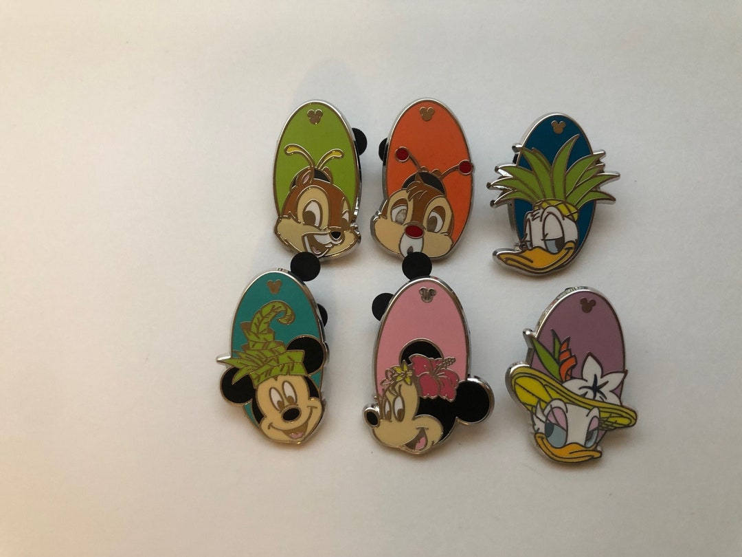 Hong Kong Disneyland Hidden Mickey Pin Set Disney 2017 HKDL 6 Pins
