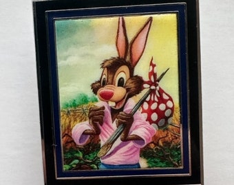 Spilla Disney's Splash Mountain Fantasy con ritratto di Bret Rabbit Attraction