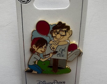 Disney Pixar Up Pin Carl Ellie Mailbox Pin Painting Mailbox Balloon New Pin