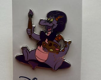 Disney Figment Artist Pin EPCOT Dragon Painting Paint Festival of Arts Mascot