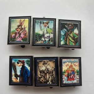 Disneys Splash Mountain Fantasy Pins Attraktion Portrait Foto Pin Bundle Alle 6