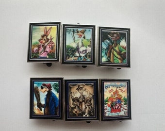 Disney's Splash Mountain Fantasy Pins Attraction Portrait Photo Pin Bundle Tutti e 6