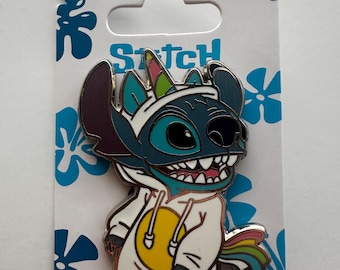 Disney Stitch Pin in Unicorn Pajamas Disneyland Lilo Stitch Disneyland Paris DLP DLRP