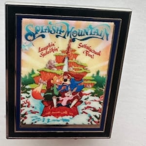 Disneys Splash Mountain Fantasy Pin Attraktion Poster Porträt Foto Pin