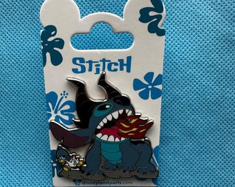 Disneyland París Stitch Maléfica Desfile de dragones que escupen fuego DLPR Stitch