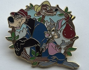 Spilla da 2" Disney Splash Mountain Cast Member Limited Release Brer Rabbit Brer Fox