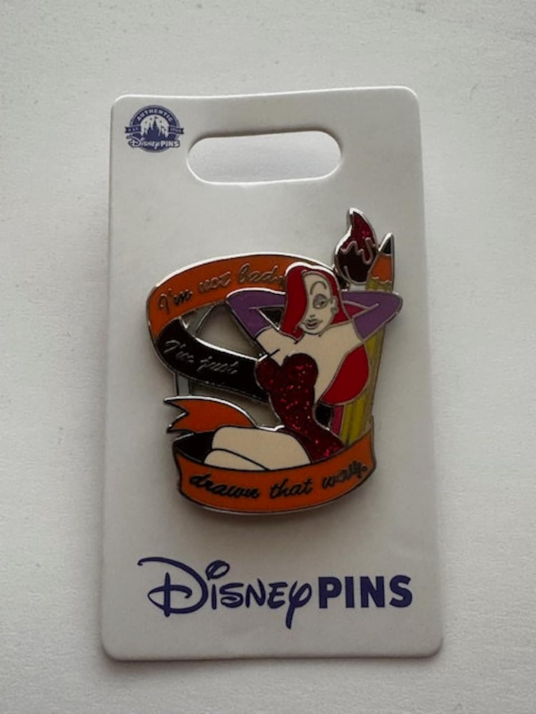 Disney Jessica Rabbit Pin I'm Not Bad I Was Drawn That Way Roger Rabbit ...