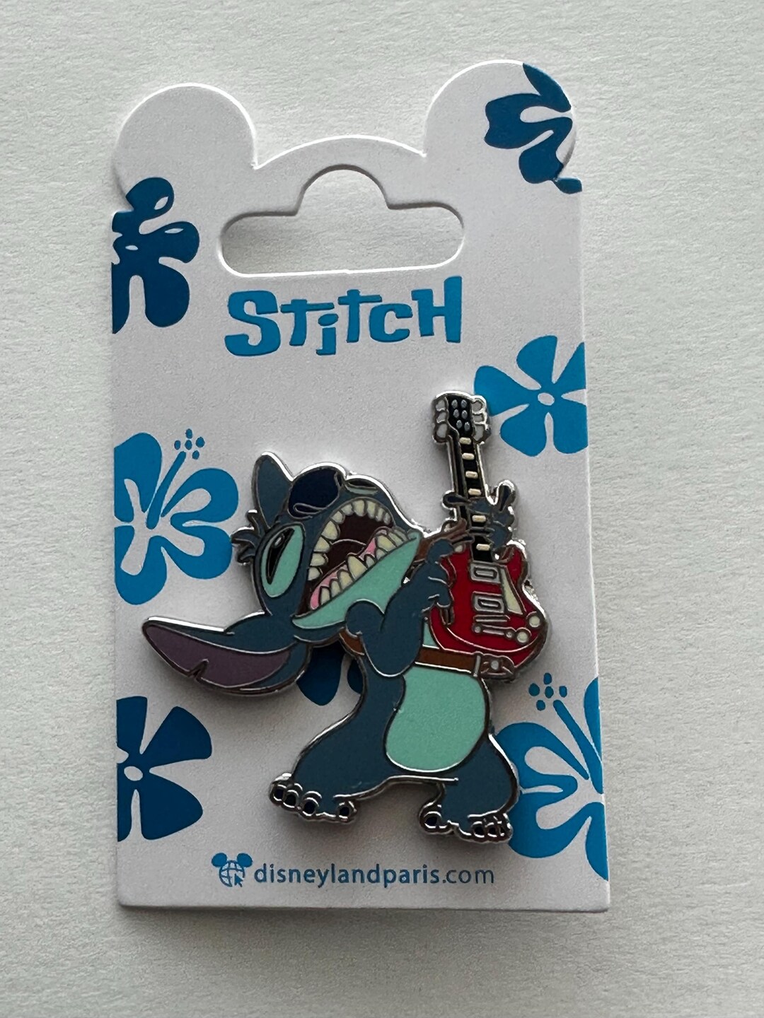 Disney Stitch Pin Stitch Rocking Out With Guitar Pin Disneyland Lilo ...