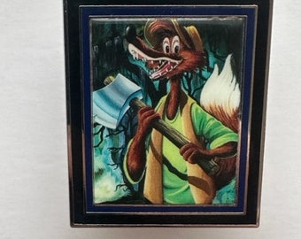Spilla Fantasy Disney Splash Mountain con foto ritratto dell'attrazione Brer Fox