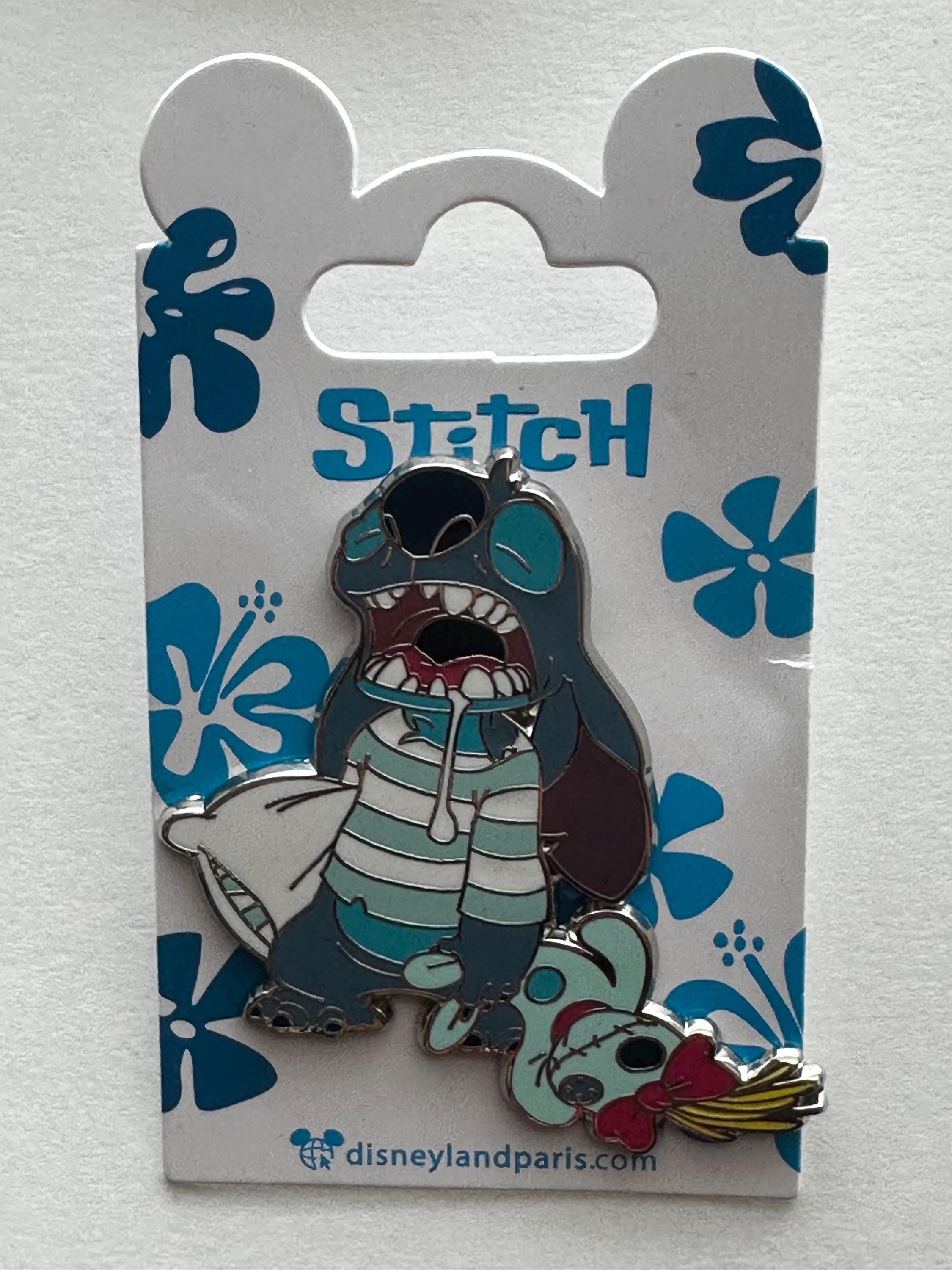 Stitch Grumpy Meter Pin Disney Stitch Pin Stitch With Scrump Doll Crying Disneyland Lilo Stitch ...
