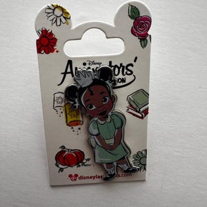 Disney Animators Tiana Prinzessin und der Frosch Pin Disneyland Paris Cute Standing New