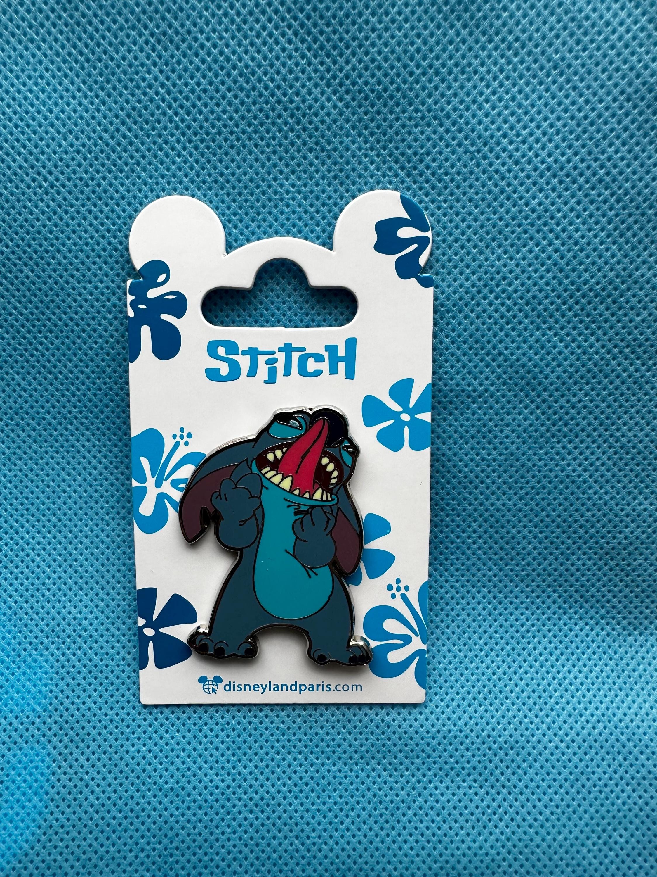 Disney Stitch Pin Stitch Licking Pin Disneyland Lilo Stitch 2022