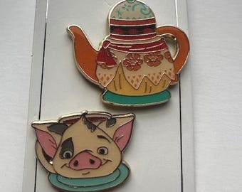 Juego de tetera y taza de té de Moana Pua de Disney Shanghái Disneyland (2025)