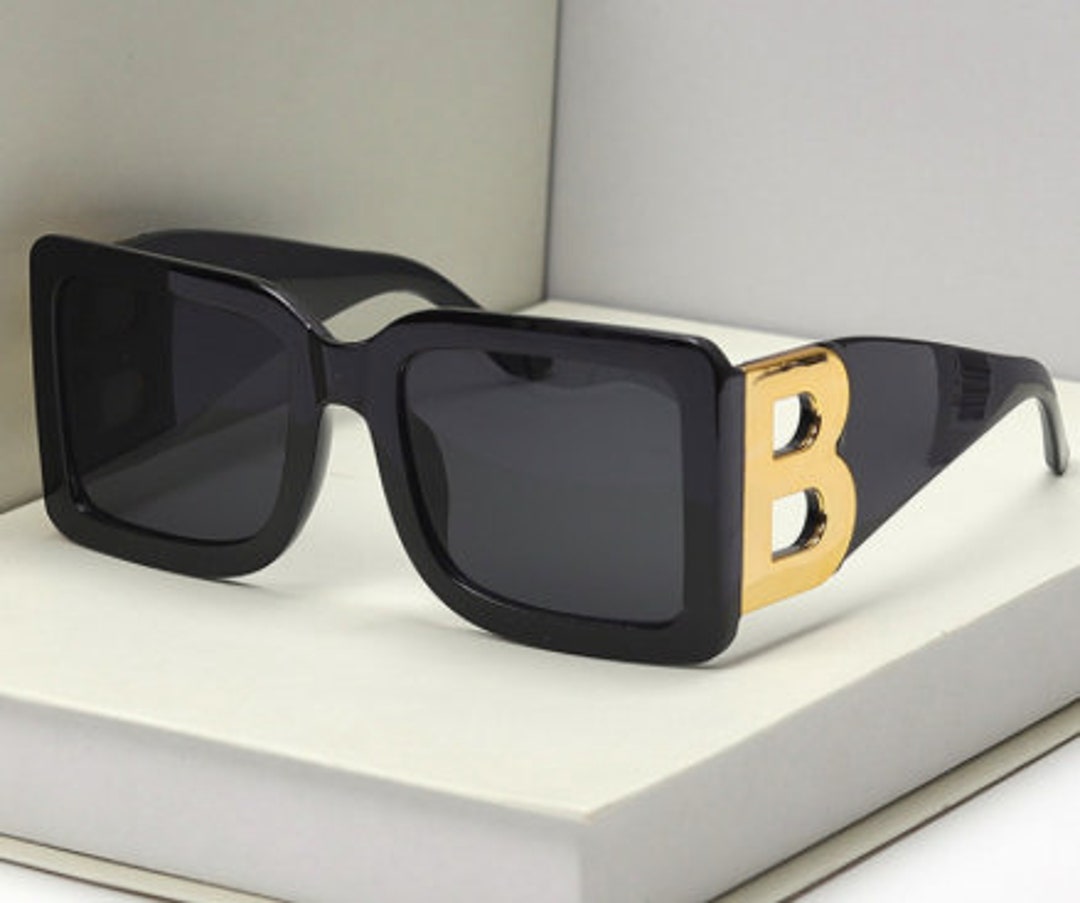 2024 New Fashion Oversized the Letter B Square Luxury Trend Sunglasses ...
