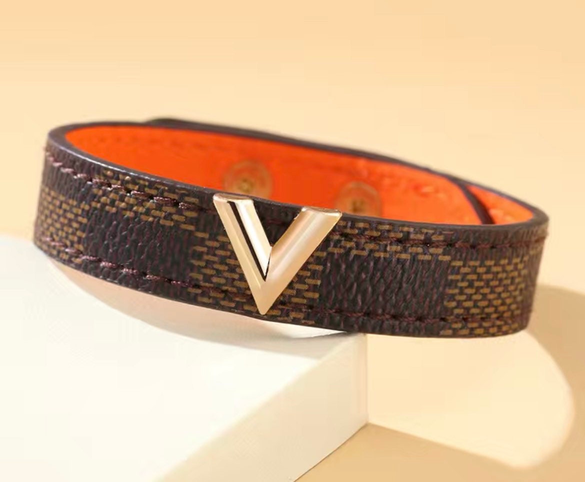 Louis Vuitton LV Iconic Bracelet Tan in Canvas with Gold-tone - US