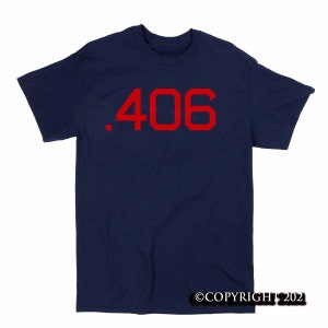 Teddy Ballspiel .406 Batting Average Shirt, Boston Baseball Shirt, Boston Beaneaters, Fenway Park Shirt