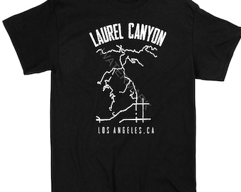Laurel Canyon Shirt, California Los Angeles shirt, Folk Music Shirt