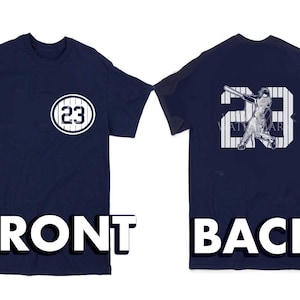 Donnie Baseball Shirt, Vintage Navy Number 23 Retired Number New York Baseball Shirt, Don Mattingly Shirt