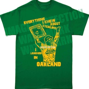 MLB 90s RICKEY HENDERSON Tシャツ　アスレチックス Rickey Henderson Oakland A's MLB Athletics Premium Blend