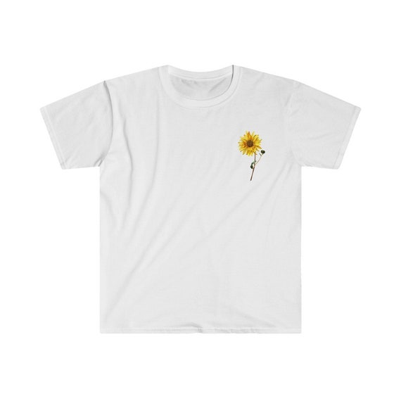 Sunflower T-shirt Sunflower Shirt Cute T Shirt Cute Shirt - Etsy