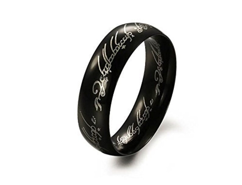 Tungsten Carbide Ring-lord of the Ring Ring-the One - Etsy