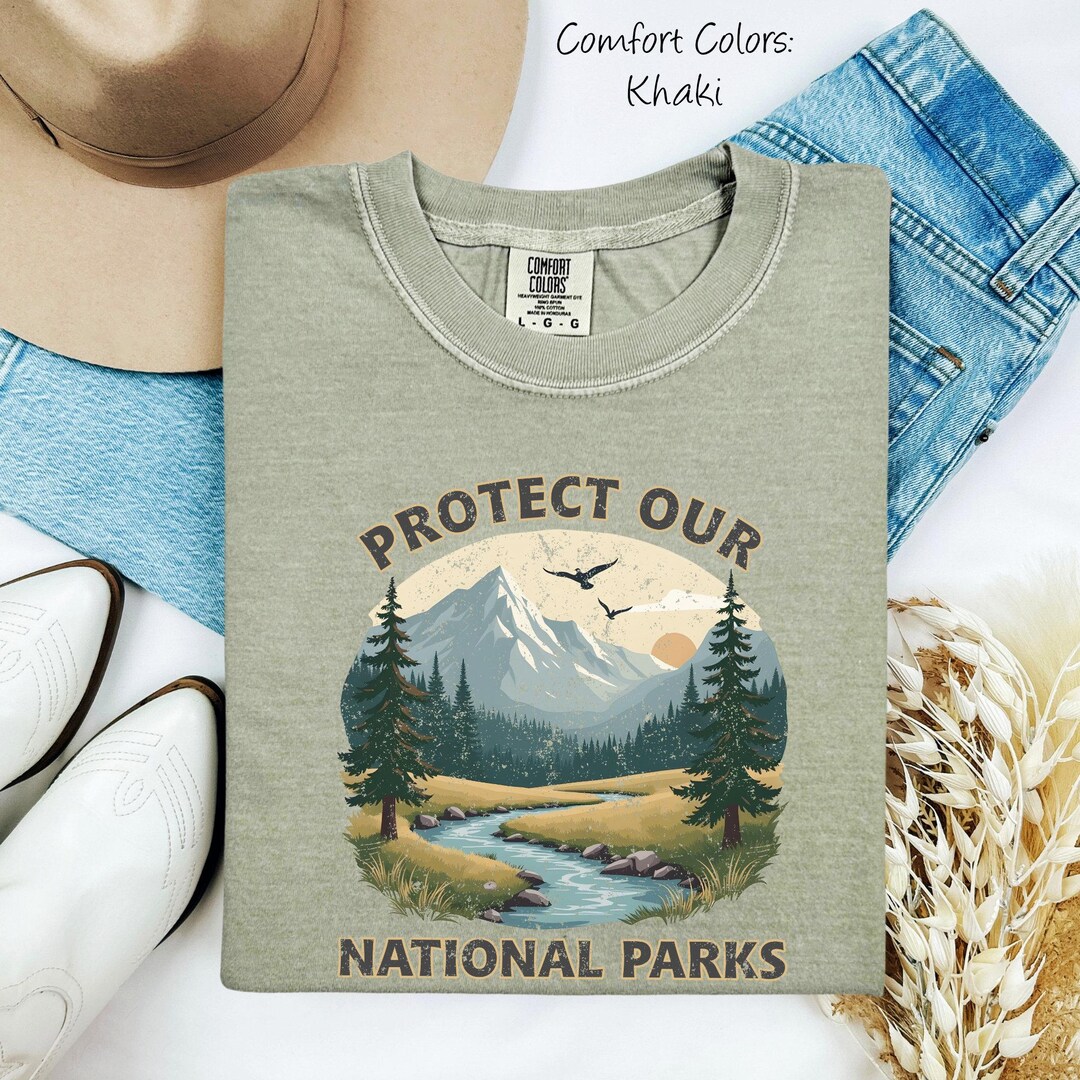 Vintage Protect Our National Parks Shirt, Protect Our Parks Tee, Hiking ...