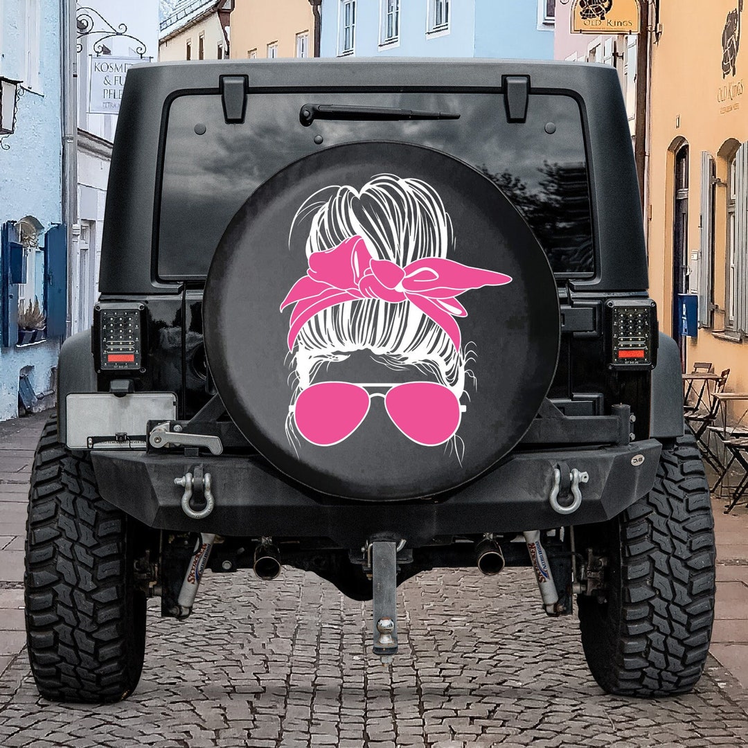 messy-bun-tire-cover-spare-tire-cover-for-jeep-tire-cover-etsy
