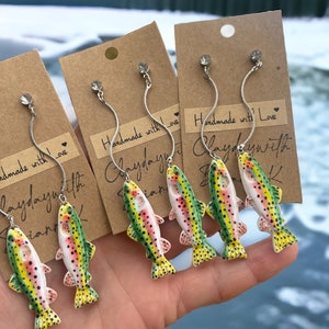 Etsy clearance fish earrings