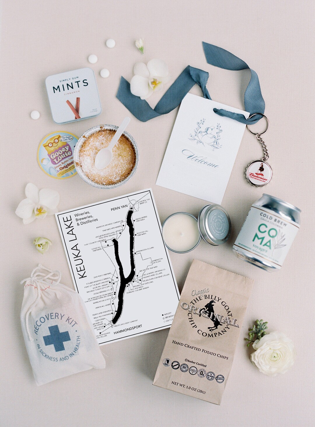 MINI Keuka Lake Complete Map of Wineries, Breweries, and Distilleries