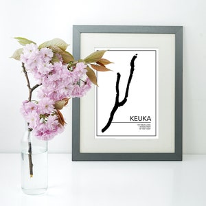 Keuka Lake Fact Print